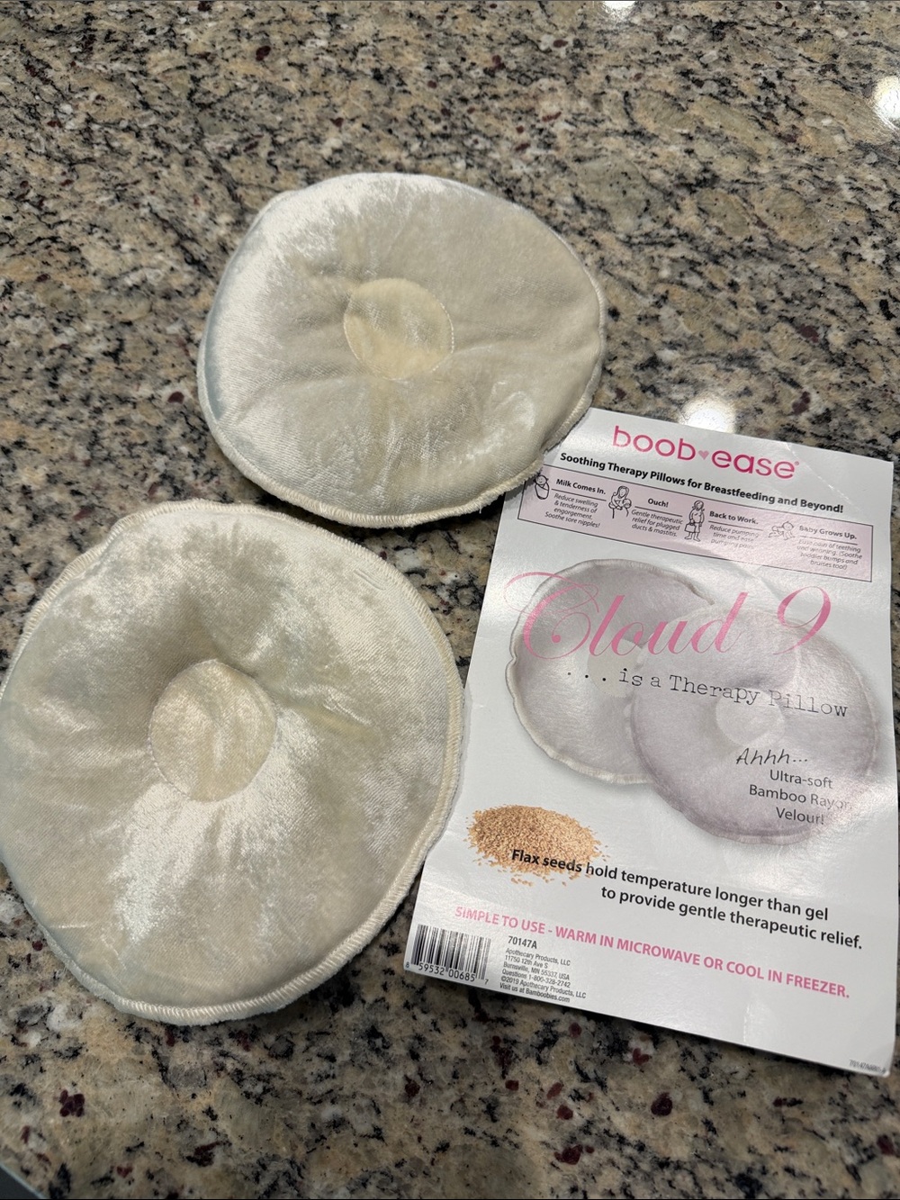 Bamboobies Cloud 9 Soothing Therapy Breastfeeding Nursing Pads - Cream